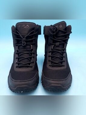 Fila Black Tactical High-Top Sneakers